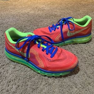 Nike Red and Green Sneakers